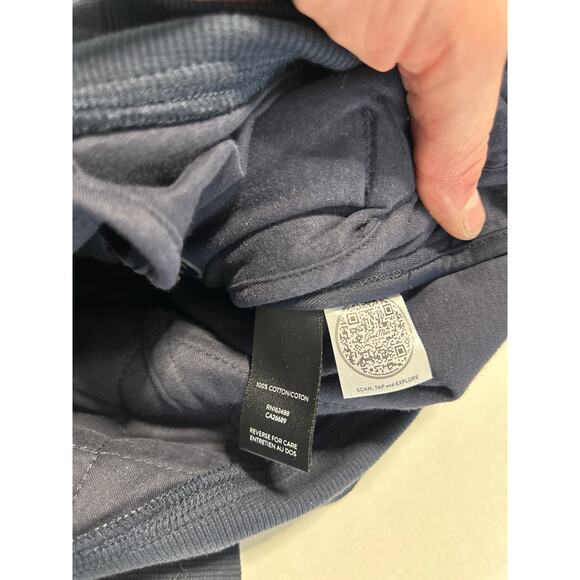 Good Man Brand Navy Blue Quilted Bomber Jacket Men's Size Small - Picture 7 of 9